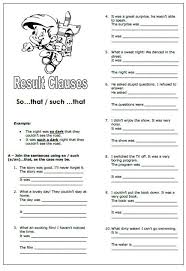 Result Clauses Worksheet Conjunctions Worksheet Worksheets For Grade 3 Word Problem Worksheets