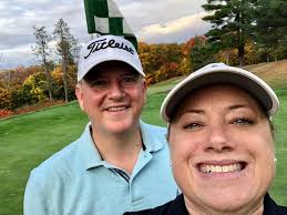 My wife was a good field hockey player at South High. Apparently a  transferable skill. After a few golf lessons she is killing it. This is her  first shot off the tee