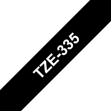 Maybe you would like to learn more about one of these? Tze 335 Original Schriftband Weiss Auf Schwarz Brother
