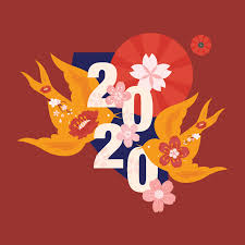 New Year 2020 On Behance Chinese New Year Design New Year Illustration Chinese New Year Card