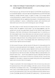 Doc Analyse The Challenges Of Implementing Efs In A Primary Bilingual School In Peru And Suggest An Alternative Approach Christine Theodore Stayte Msc Efs Academia Edu