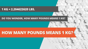 This unit of mass measurement is converted into kilograms according to the imperial pound (453,59237g). How Many Pounds Means 1 Kg