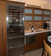 Check out our bar cabinet with fridge selection for the very best in unique or custom, handmade pieces from our furniture shops. Drinks Bar With Subzero Wine Fridge Modern Kitchen Portland By Abode Design Houzz Uk