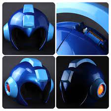 Mega Man Wearable Helmet Prop Replica Replica Prop Mega Man Mega Man Art