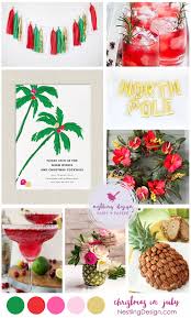 Christmas in july pool party. Pool Party Blogpost Nestling Design