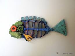 Poisson Fourchette Gerard Collas Art De Poissons Sculpture De Poisson Grenouille Art
