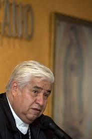 Monsignor Rogelio Cabrera Lopez Archbishop Tuxtla Editorial Stock Photo