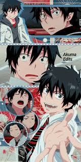 Wallpaper Aesthetic Rin Ao No Exorcist In 2020 Blue Anime Blue Exorcist Rin Blue Exorcist Anime