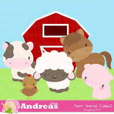 Farm Animal Cuties 2 Boy Farm Clipart Cute Farm Clipart Farm Animals Clipart Digital Clipart Animal Clipart Farm Animals Animals