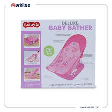 Needs quite a lot of water to reach tummy level of baby. Ibaby Deluxe Baby Bath Seat Markitee