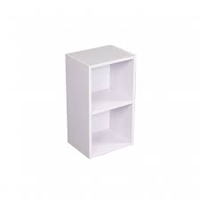 2 tiers diy shelving cd book storage box unit display bookcase shelf home decor. 2 Tier Wooden Shelf White Bookcase Shelving Storage Display Rack 16 99 Oypla Stocking The Very Best In Toys Electrical Furniture Homeware Garden Gifts And Much More