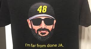 5 i think i've caught a cold. Q A With Jimmie Johnson On The Greatest T Shirt Ever Nascar Com