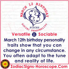 March 12 Zodiac Complete Birthday Personality And Horoscope In 2020 Birthday Personality Birthday Horoscope February 21 Zodiac