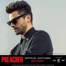 Do you want to look like the true Messiah? Bid now for Jesse Custer's  Sunglasses: http://bit.ly/2JUVKQ5