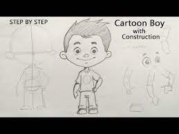 How to draw a gummy bear. Learn How To Draw A Cartoon Boy Character Step By Step Tutorial Rinkuart Drawing An Simple Cartoon Characters Boy Cartoon Drawing Cartoon Characters Sketch