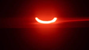 On june 10, 2021, an annular solar eclipse begins at sunrise in southern ontario, canada. Na6kpw5lxhokjm