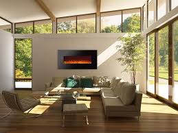 We no longer build fireplaces for physical warmth; Best Wall Mount Electric Fireplace Ideas In Living Room Modern Blaze