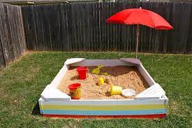 Tutorial Backyard Sandbox Made Backyard Sandbox Diy Sandbox Backyard Diy Projects