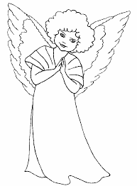 These free, printable christian coloring pages are fun for kids during the holiday season. Christmas Angel Coloring Pages Coloring Home