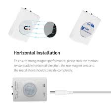 Best under cabinet led lighting battery. Dbf Under Cabinet Lighting Battery Operated Usb Rechargeable Motion Activated Led Strip Lights Kit For Cabinet Kitchen Wardrobe Under Cabinet Lights Aliexpress