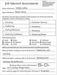 Job Interest Assessments Empowered By Them Teaching Life Skills Life Skills Activities Life Skills Lessons