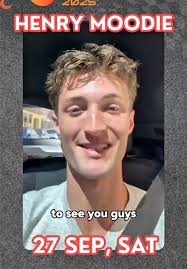 💛 Singapore, this is your chance — @Henry Moodie is performing here for  the VERY FIRST TIME! 🗓️ 27 Sept