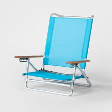 5 Position Collapsible Beach Chair Blue Sun Squad Target Beach Chairs Folding Beach Chair Rocking Chair Porch