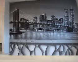 Decor New York Chambre Graffiti Kevlar Kevgraph