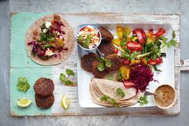 Stir a few minutes to soften and flip chicken over again, skin side up. Falafel Wraps Grilled Veg Salsa Jamie S 15 Minute Meals Jamie Oliver Recipes Falafel Recipe