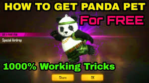 Free fire pets in real life and skills revealed full explanation in tamil. How To Get Panda Pet For Free In Garena Free Fire Get Panda For Free Without Any Daimonds Free Gift Card Generator Diamond Free Panda