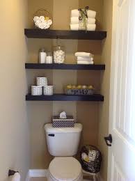 Thanks to marie kondo — and the ongoing trend to eliminate clutter. Floating Shelves Above Toilet Floating Shelving In Mb Toilet Area Bathroom Ideas P Shelves Over Toilet Shelves Above Toilet Bathroom Shelves Over Toilet
