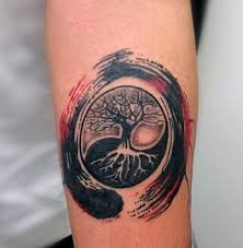 Watercolor tree of life tattoo on upper back Watercolor Tattoo Tree Of Life