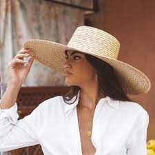Ultra Wide Brimmed Straw Hat 100 Wheat Straw 1 Cm Braid Handmade Color Natural Brim Measures Approx 16 Outfits With Hats Hat Hairstyles Wide Brim Straw Hat