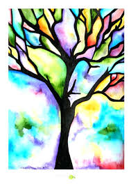 Here are over 60 watercolor techniques and ideas for kids and families to explore together. 5 Amazing Watercolor Painting Ideas For Kids Watercolor Paintings For Beginners Original Watercolor Painting Tree Art