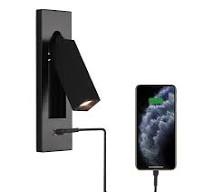 Wall Mounted Reading Light with USB, LED Bedside Reading ...