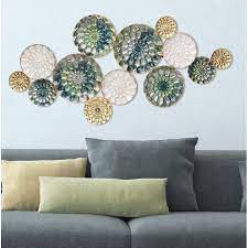 Home decor metal wall art. Santorini Wall Decor Plate Wall Decor Plates On Wall Abstract Wall Decor