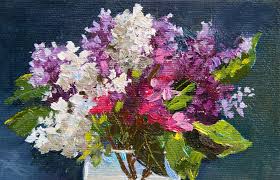 Flowers sold by the bunch. Small Bunch Flowers Oil Painting Miniature Painting By Tetyana Vysochynska Saatchi Art
