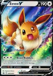 Around 220, you need to evolve eevee during daytime to get espeon and during nighttime to get umbreon. Eevee V 065 Swsh Black Star Promos Cardmarket
