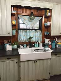 The room has very high humidity at times and the paint is still fine after six years. Knotty Pine Walls And Chalk Painted Cabinets Knotty Pine Walls Knotty Pine Kitchen Pine Kitchen Cabinets