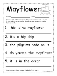 Fix It Up Sentences November Capital Letters Ending Punctuation And Spacing Great For Lessons Lite Sentences Kindergarten Worksheets Learn English Words