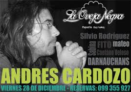 Andrés Cardozo se presenta este viernes 28 en “La Oveja Negra”