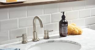 Get free shipping on qualified bathroom vanity backsplashes or buy online pick up in store today in the bath department. How To Install A Tile Backsplash In The Bathroom Overstock Com