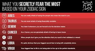The cancer zodiac sign is known as the nurturing crab of the zodiac. What You Secretly Fear The Most Based On Your Zodiac Sign Relationship Rules
