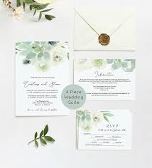 Edit And Print Your Own Wedding Invitations Instantly At Home Download You Succulent Wedding Invitations Wedding Invitations Diy Wedding Invitation Templates