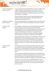 Faqs Bullying In Schools Pdf Free Download