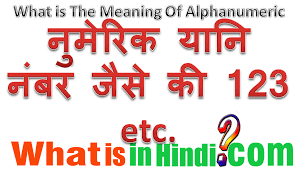 An alphabet is a standardized set of basic written symbols or graphemes (called letters) that represent the phonemes of certain spoken languages. Alphanumeric Ka Matlab Kya Hota Hai What Is The Meaning Alphanumeric In Hindi Alphanumeric à¤• à¤®à¤¤à¤²à¤¬ à¤• à¤¯ à¤¹ à¤¤ à¤¹