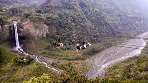 Baños de agua santa is well known for its waterfalls and, the pailón del diablo (devil's cauldron), located in the pailón grieta al cielo tourist center, is one of the largest and most impressive waterfalls in ecuador. Full Day Banos De Agua Santa Chimborazo Tours Ecuador
