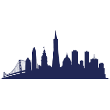 Free party night life vector. Skyline Der Stadt San Francisco Transparente Png Svg Vektor