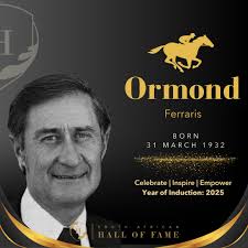 Wishing a very Happy 93rd Birthday to the legendary Ormond Ferraris! 🎉  Inducted into the South African Hall of Fame this past weekend, Ormond's  extraordinary career of over 60 years has shaped