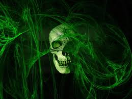 Maybe you would like to learn more about one of these? Gambar Wallpaper Seram Green Skull Bone Organism Grass 645254 Wallpaperuse